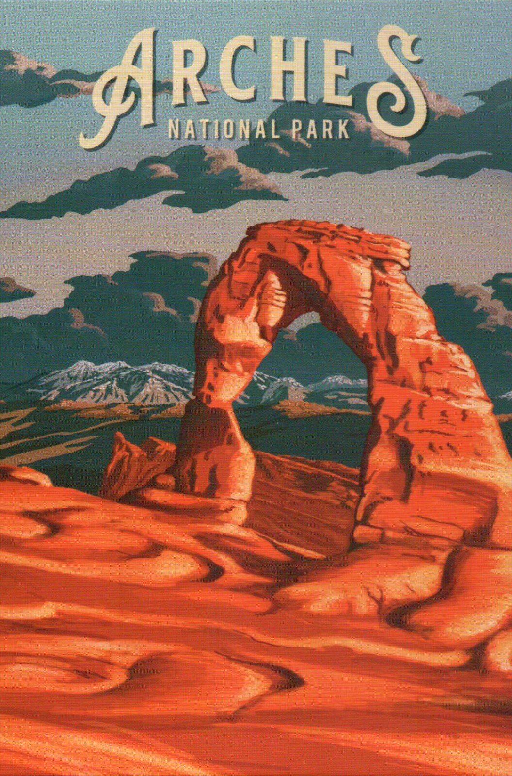 Arches National Park Utah Delicate Arch, 35th NP Est. 1971 UT -- Modern Postcard