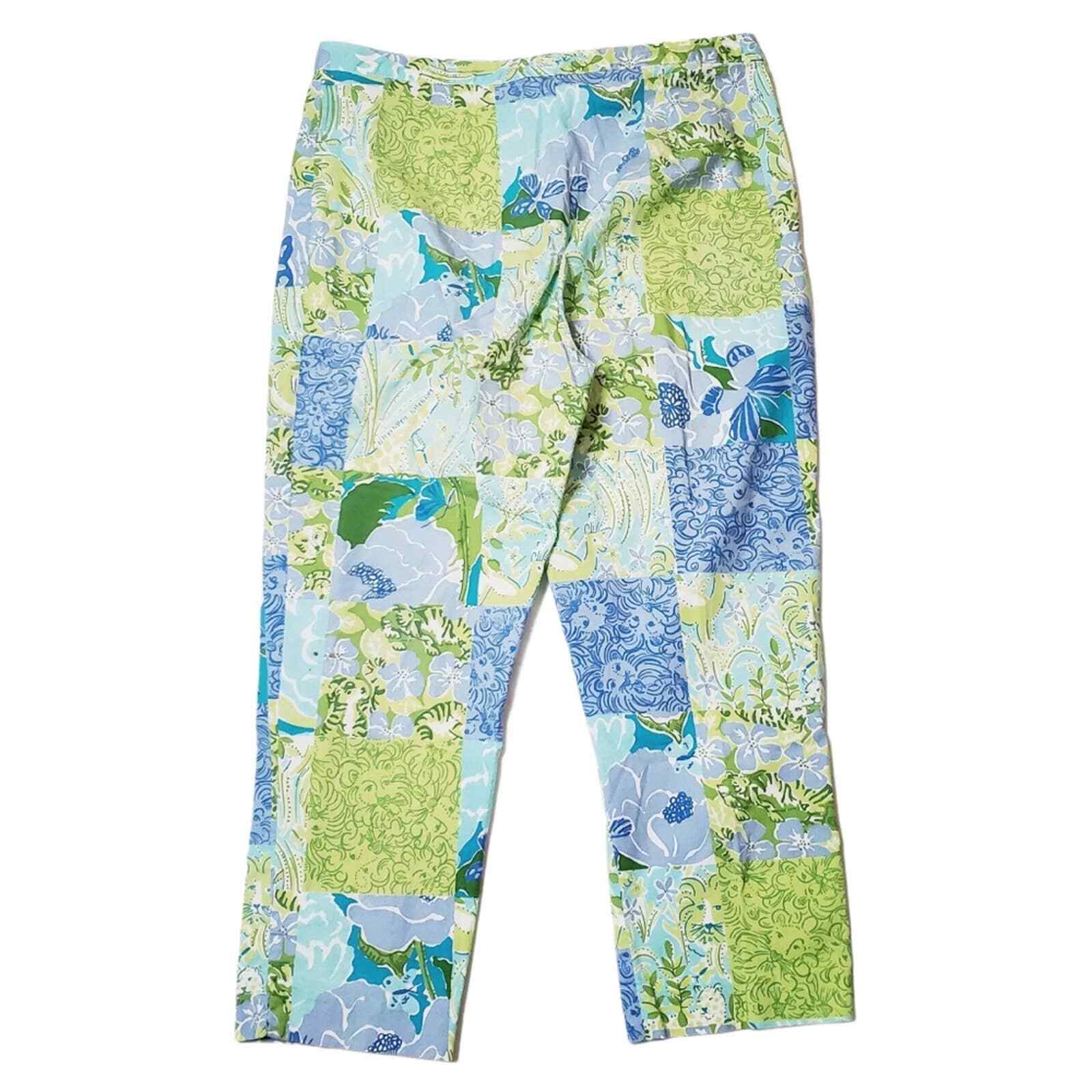 Lilly Pulitzer  Zoo Patch Wome's Patchwork Croppe… - image 3