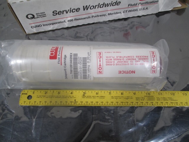 CUNO 7001201A020EX PURIFICATION ZETAPOR CARTRIDGE FILTER CUNO 7001201A020EX PURIFICATION ZETAPOR CARTRIDGE FILTER