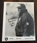 Art Shell Signed 8 X 10 Photo Los Angeles Raiders Head Coach To Mack NO COA