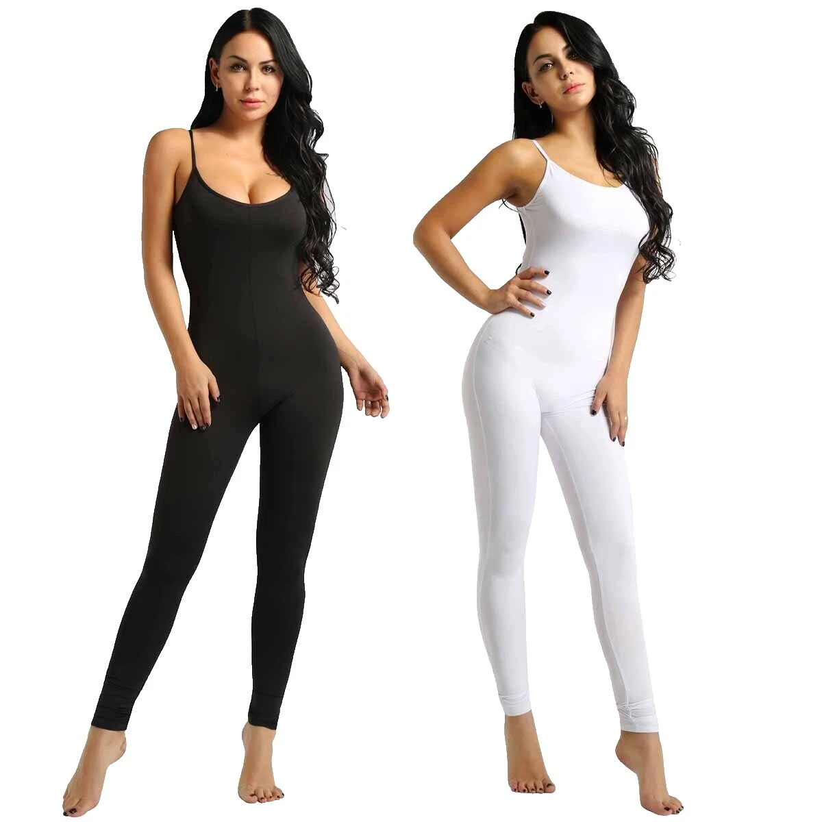 Polyester Regular Size M Unitard Jumpsuits & Rompers for Women