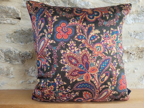 Sanderson Tulip and Bird Velvet Sea Foam Blue & Turq Teal Cushion Cover Morris O - Picture 14 of 17