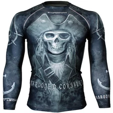 [FX-112K] MAROONED CORSAIRE BTOPERFORM Skin Compression Base layer Rash guard