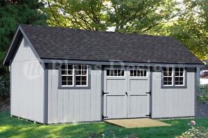 storage shed plans 12' x 24' gable roof style #d1224g