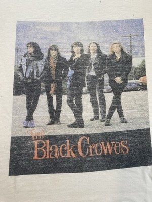 Vintage Original 1990 Black Crowes Shake Your Money Maker T-Shirt Distressed