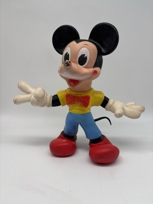Mickey Mouse Walt Disney Figur Vintage Kunststoff ca. 25cm