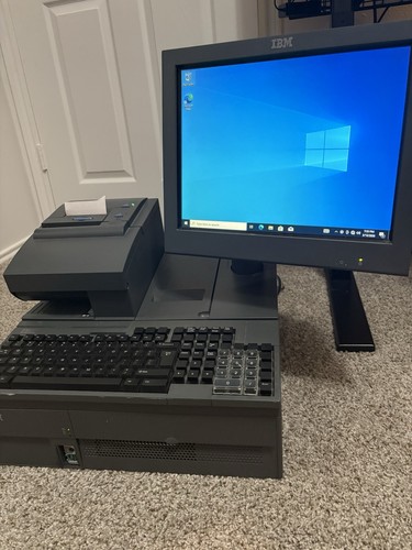 IBM SURE POS 4800-E84 RETAIL SYSTEM. With PRINTER, TOUCHSCREEN, 120Gb SSD