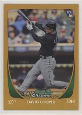 2011 Bowman Draft Chrome Gold Refractor 11/50 David Cooper #24 1l2