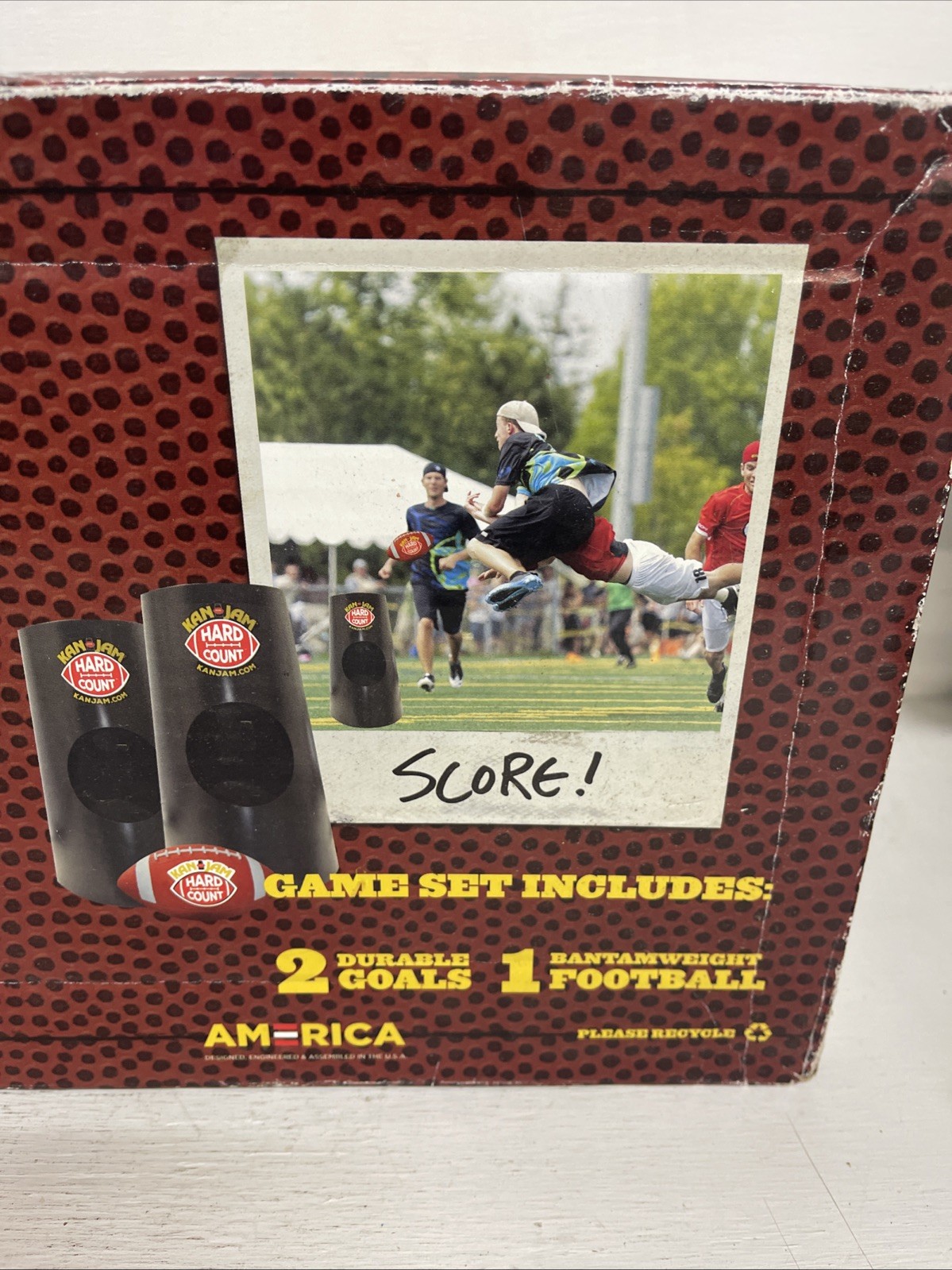 Kan Jam Hard Count Football Game With 2 Goals (Brand New)