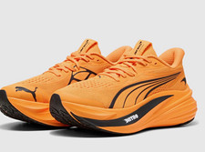 PUMA MagMax NITRO 2 McLaren Racing Men’s Running Shoes Orange/Black Size 12