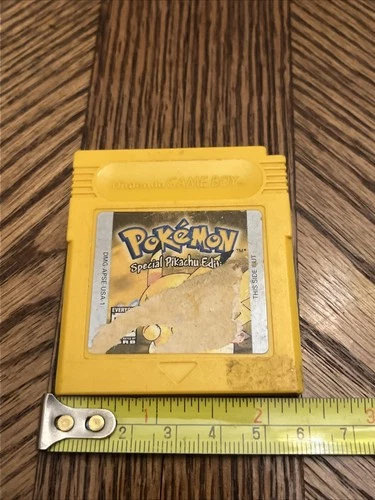 Pokemon Yellow Version (Nintendo Game Boy 1999) Authentic Tested (NO SAVING)!!