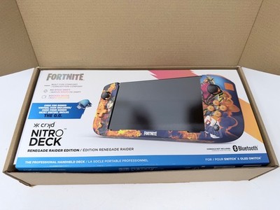 New CRKD Nitro Deck+ Handheld Pro Controller for Nintendo Switch & OLED Model