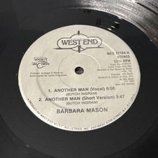 Barbara Mason - Another Man - 12" Vinyl Record WES-DJ-22164 - West End 1983 VG+