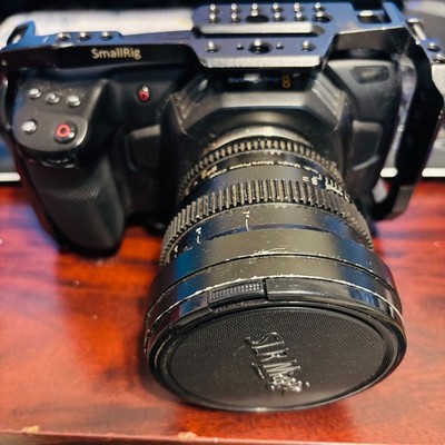 Blackmagic Design Pocket Cinema Camera 4K with SLR Magic MicroPrime CINE 17mm T1