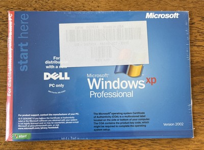 Microsoft Windows XP Professional Service Pack 2 Dell Reinstallation CD