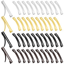 48 Pcs Open Center Hair Barrettes Clips for Women Thin Hair, 4 Colors  Bar Barr