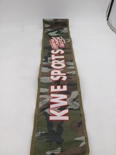 KWE SPORTS Cricket Bat Sleeve Bag 37" x 7" Green Nylon One Size Strap Carry