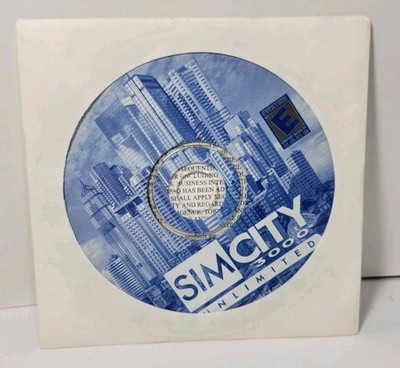 1998 SIM City 3000 Unlimited Maxis EA Windows 95/98 PC-CD Rom Disc Only EX cond