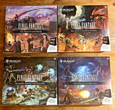 Magic: The Gathering Final Fantasy Scene Box Bundle All 4 Boxes Complete MTG FF