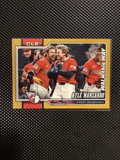 Kyle Manzardo 2026 Topps Series 1 Walk This Way SSP Gold Refractor /50 #309