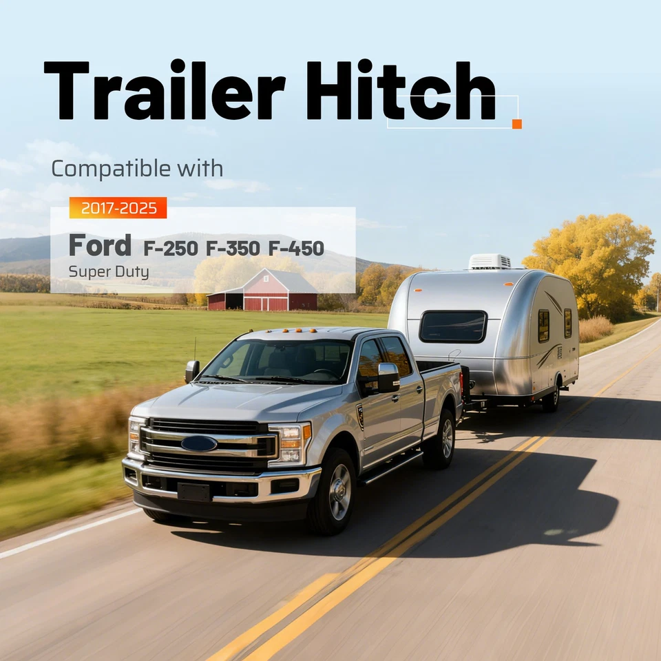 Class 5 Trailer Hitch 2.5" Tow Receiver For Ford F250/F350/F450 Super Duty 17-25 Foto 2 de 4