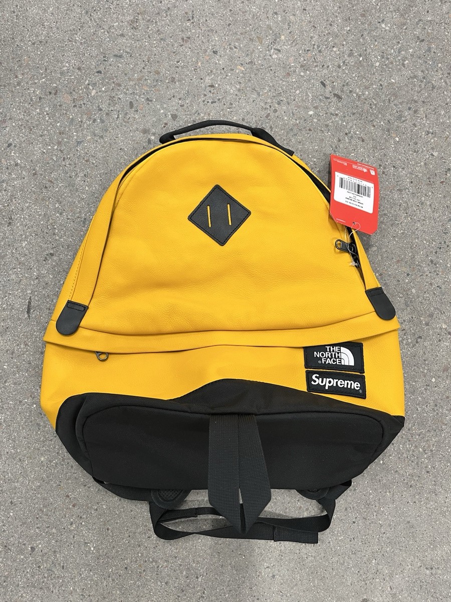 100% Authentic Supreme The North Face Leather Day Pack