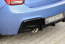Rieger Heckeinsatz Diffusor passend für BMW 1er F20 für 1 Endrohr links 00088060