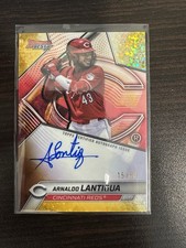 2025 Bowmans Best B25-AL Arnaldo Lantigua Gold Mini Diamond Auto /50 Reds