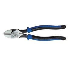 Klein Tools J2000-59 Pliers, Made in USA, Diagonal Cutting 9-Inch, Blue/Black
