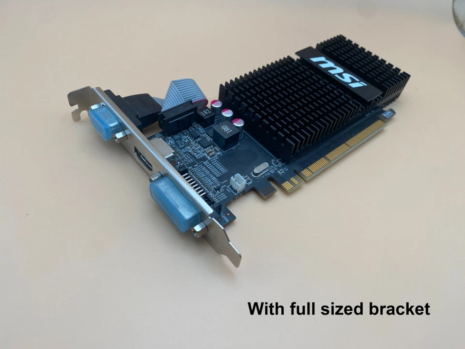 MSI Radeon HD 6450 2GB PCIe 2.0 Graphics Card GPU - Image 2 of 4