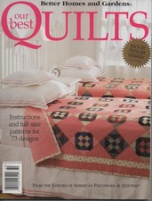 Better Homes and Gardens our BEST Quilts Instructions  Patterns for 73 Designs