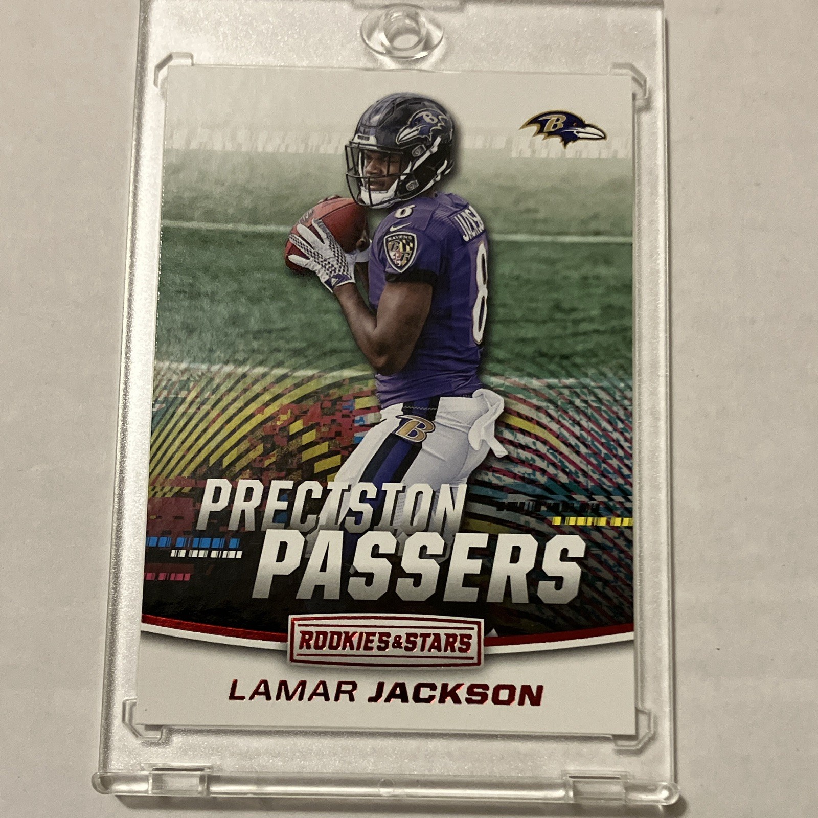 Lamar Jackson Panini Rookies & Stars Precision Passers #PP19 Base
