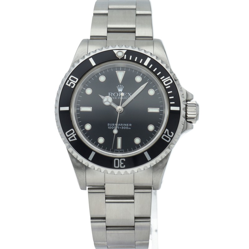 ROLEX Submarina 14060(U) Stainless Steel mensWatch black USED image 2