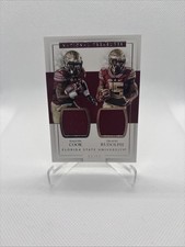 2017 Panini National Treasures Collegiate 94/99 Dalvin Cook Travis Rudolph FSU