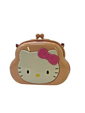Hello Kitty Purse Boombox Radio CD Player Sanrio 2003 KT2027 Tested Working