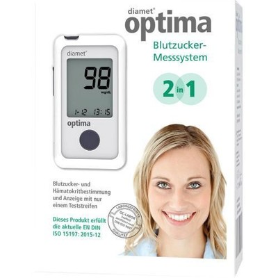 DIAMET optima Blutzuckermesssystem 2in1 1 ST