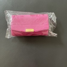 VTG Mary Kay Lipstick Pouch Case Holder W/ Mirror Pink Snap NEW Sealed