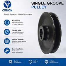 Pulley 120mm shaft size 24mm Single Groove Belt Drive pulley