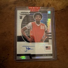 Josh Hall #PA-JH Auto 🔥 2020-21 Panini Prizm Draft Picks Prospect Silver