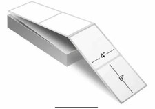 4000 Fanfold 4" x 6" Thermal Transfer Labels Shipping / Barcode Labels Zebra UPS