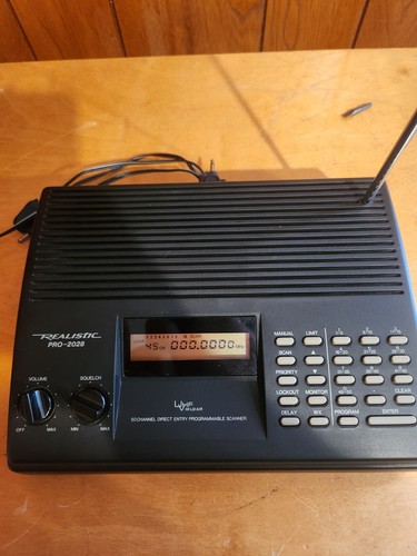 Vintage Realistic PRO-2028 VHF/UHF 50 Channel Scanner (Nice!) - Zdjęcie 9 z 15