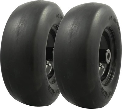 00232-2PK Universal Fit Flat-Free 11x4.00-5 Tire & Wheel Assembly Zero Turn Lawn