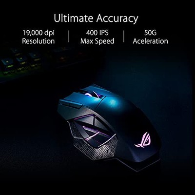 ASUSTek ROG Spatha X MMO Wireless Gaming Mouse 19000dpi 12