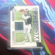 2025 Panini Donruss Kyle McCord Phenom Rookie Jersey Card # RPJ-KMD Eagles