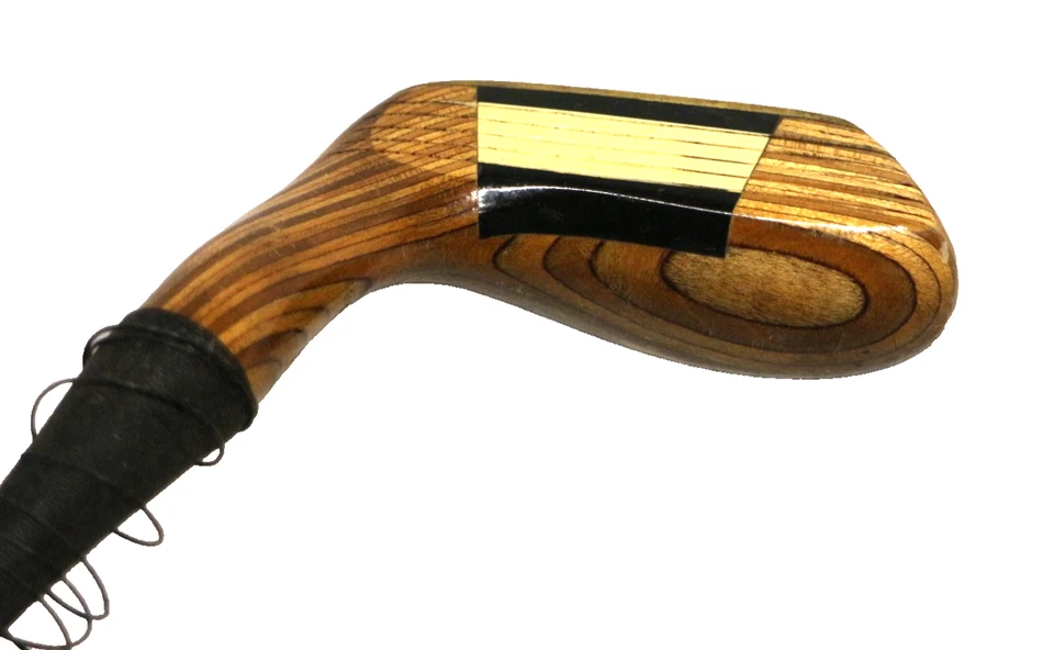 Vintage Laminated Wood Golf Club Head with a modern 35" Graphite Kaliber Shaft - image 4 of 4