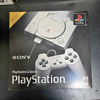 Sony PlayStation Classic Gray Microconsole 20 Games 16GB HDMI 720p SCPH-1000R