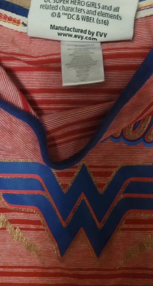 Vestido Mujer Maravilla DC Comics Niñas Talla 6/6x Foto 4 de 4