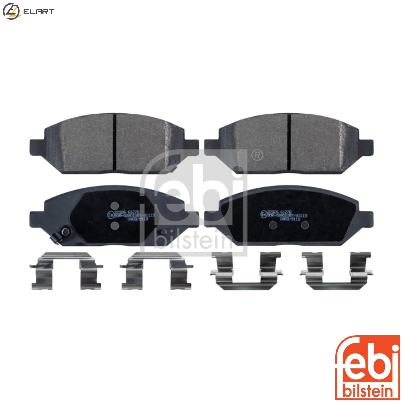 BRAKE PAD SET DISC BRAKE 16974 FOR VAUXHALL OPEL B10XL/10XE D10XE 1.0L 3cyl VIVA