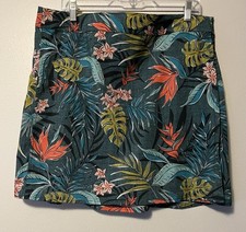 RipSkirt Hawaii Skirt Size XL Floral Tropical Bali Jungle Adjustable Beach Wrap