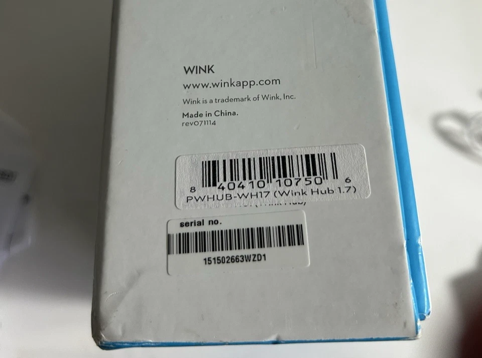Aplicación de control inteligente para el hogar Wink Hub PWHUB-WH17 Bluetooth WiFi Foto 3 de 4